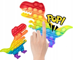 Dinozaur Push Pop Zabawka Antystresowa Pop It