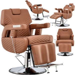 Fotel barberski fryzjerski do salonu barber Ibrahim