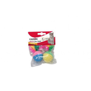 Camon Cat Toy Piłeczki Gąbkowe Pióra 2 sztuki
