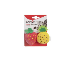 Camon Cat Toy Zabawka Dla Kota Ananas i Truskawka 2 Sztuki