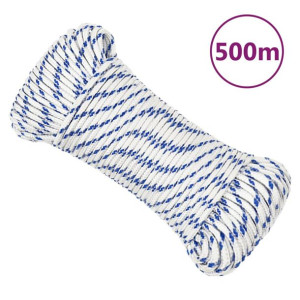Linka żeglarska, biała, 3 mm, 500 m, polipropylen