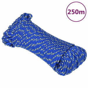 Linka żeglarska, niebieska, 5 mm, 250 m, polipropylen