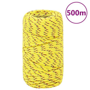 Linka żeglarska, żółta, 2 mm, 500 m, polipropylen