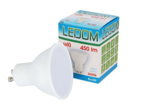 Żarówka Led Gu10 230v 5w 450lm 3000k Ledom Ciepła