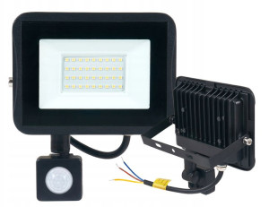 Naświetlacz Halogen Led Czujnikiem 30w Ciepła
