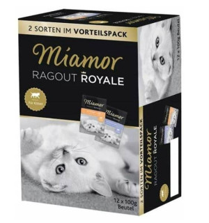 MIAMOR RAGOUT ROYALE Mix Galaretka Kitten 12x100g - mokra karma dla kociąt,