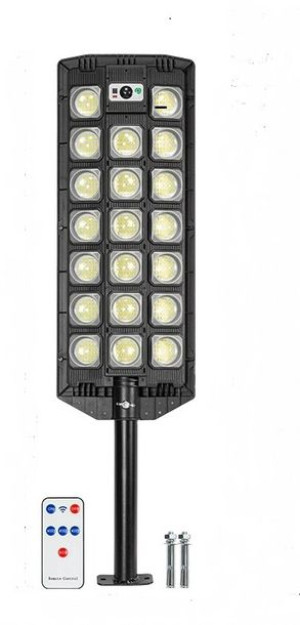 Lampa Solarna Czujnik Ruchu 520 Led 1600w + Pilot