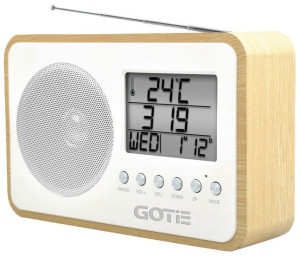 Radio Kuchenne Zegar Budzik Kalendarz Termometr