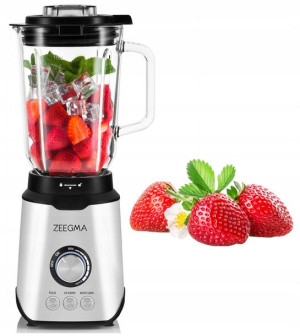Duży Blender Kielichowy Szklany 1,75l 1600w Zeegma