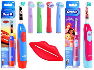 2x Szczoteczka Elektryczna Dla Dzieci Oral B Timer