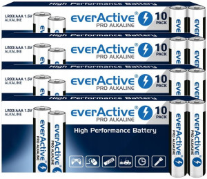 40x BATERIE ALKALICZNE AAA R3 EVERACTIVE kartonik
