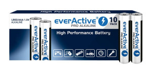 10x Baterie Alkaliczne Lr03 Aaa R3 Everactive Pro