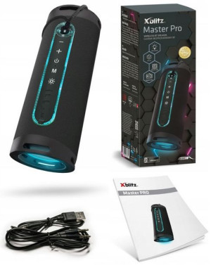 Bezprzewodowy Głośnik Bluetooth Led Radio Usb Aux
