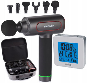 Pistolet Do Masażu Masażer Medivon Gun Pro X2 Etui