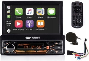 Radio Samochodowe 1din Aux Usb Sd Bluetooth Vordon