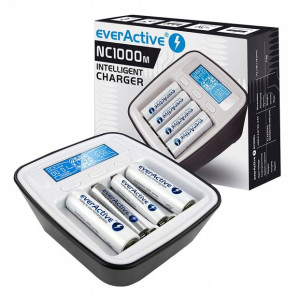 Ładowarka Akumulatorków Ni-mh Everactive Nc-1000m