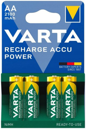 4x Akumulatorki Varta R6 Aa 2100mah Baterie