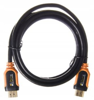 Kabel Hdmi 2.0 4k 3d Uhd Miedź Premium 48 Bit 1m