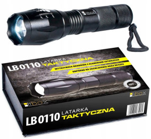 Latarka Taktyczna Led Cree Zoom Xml Wodoodporna T6