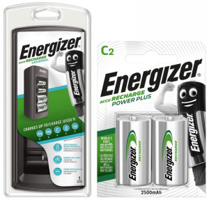 Energizer Ładowarka Akumulatorków R6 R3 R14 R20 9v