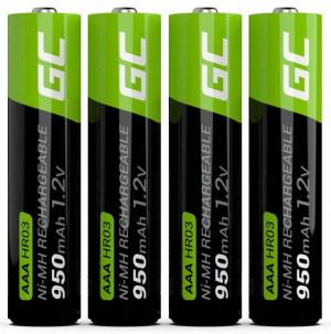 4x Akumulatorki Aaa R3 Green Cell 950 Mah Baterie
