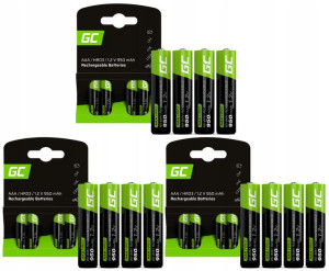 12x Akumulatorki Aaa R3 Green Cell 950 Mah Baterie