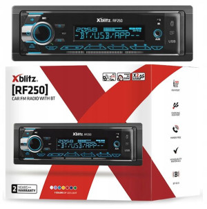 Radio Samochodowe Fm 1din Bluetooth 5.0 Usb Sd