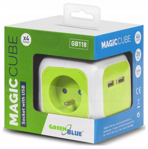 Magic Cube Przedłużacz Rozgałęziacz Kostka Z Usb