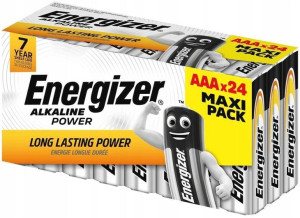 Baterie Energizer Alkaliczna Lr03 R3 Aaa 24 Szt