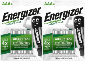 Akumulatorki Baterie Energizer Aaa R3 700mah 8 Szt