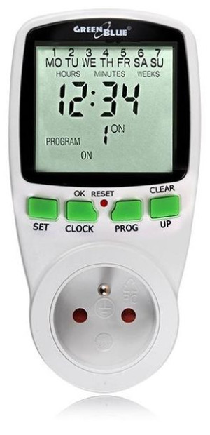 Programator Czasowy Cyfrowy Timer Wyłącznik Boiler