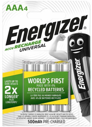 Akumulatorki Energizer R3 Aaa 500mah 1,2v 4 Sztuki