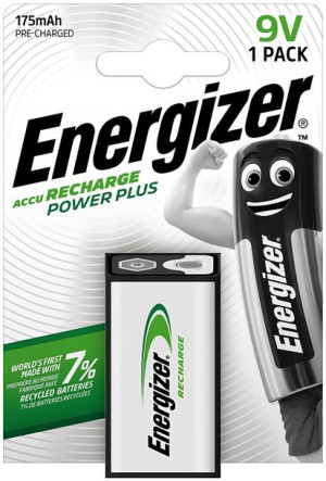 Akumulator Akumulatorek Energizer 9v 6f22 175 Mah