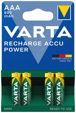 AKMULATORKI VARTA Ready2use R3 AAA 800mAH 4 sztuki