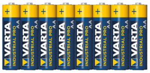 8 szt. Baterie alkaliczne Varta Industrial AA LR6