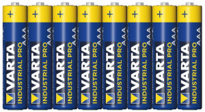 8 szt. Baterie alkaliczne Varta Industrial AAA LR3