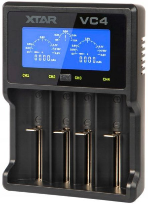 Ładowarka Do Akumulatorów Xtar Vc4 18650 26650 Lcd