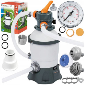 Pompa Piaskowa Basenu 3028l/h Bestway 58515 Zestaw