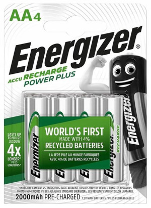 4x AKUMULATORKI ENERGIZER Power Plus AA R6 2000mAh