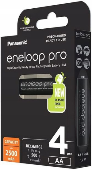 4 x AKUMULATORKI Panasonic Eneloop PRO R6 AA 2550m