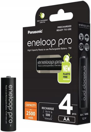 4 x AKUMULATORKI Panasonic Eneloop PRO R6 AA 2550m