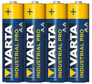 4 szt. Baterie alkaliczne Varta Industrial AA LR6