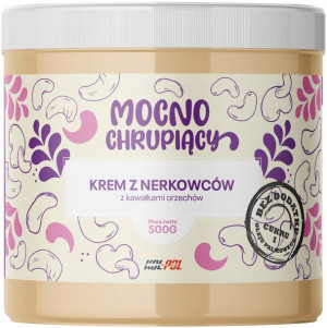 KREM Z ORZECHÓW NERKOWCA 500g Masło chrupiące 100%