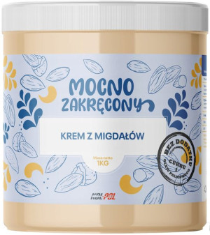 KREM Z MIGDAŁÓW 1kg Masło migdałowe naturalne 100%