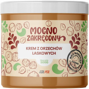 KREM Z ORZECHÓW LASKOWYCH 500g Masło naturalne