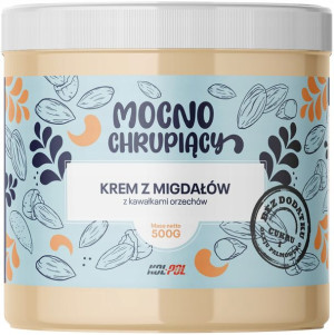 KREM Z MIGDAŁÓW 500g Masło migdałowe chrupiące