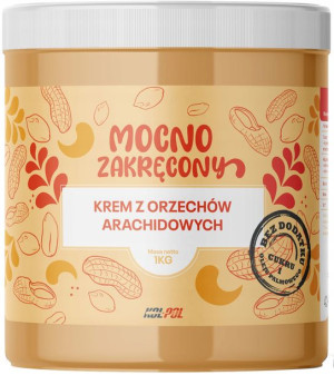 MASŁO ORZECHOWE 1kg Krem orzechowy gładkie 100%