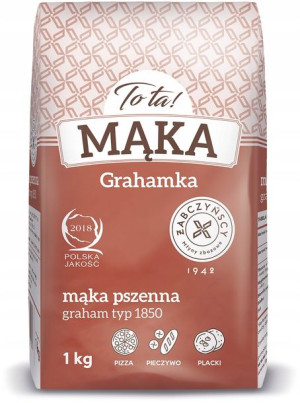 MĄKA PSZENNA TYP 1850 1kg Grahamka na chleb ToTa!