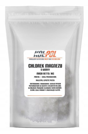 CHLOREK MAGNEZU SZEŚCIOWODNY 1kg Czysty do kąpieli