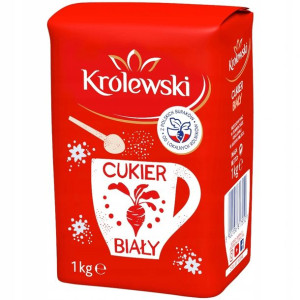 CUKIER BIAŁY 10kg Królewski tradycyjny - 10x1kg